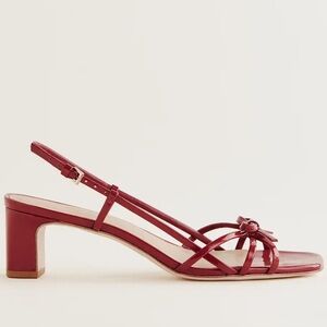 Reformation Sally Bow Heeled Sandal size(6.5)